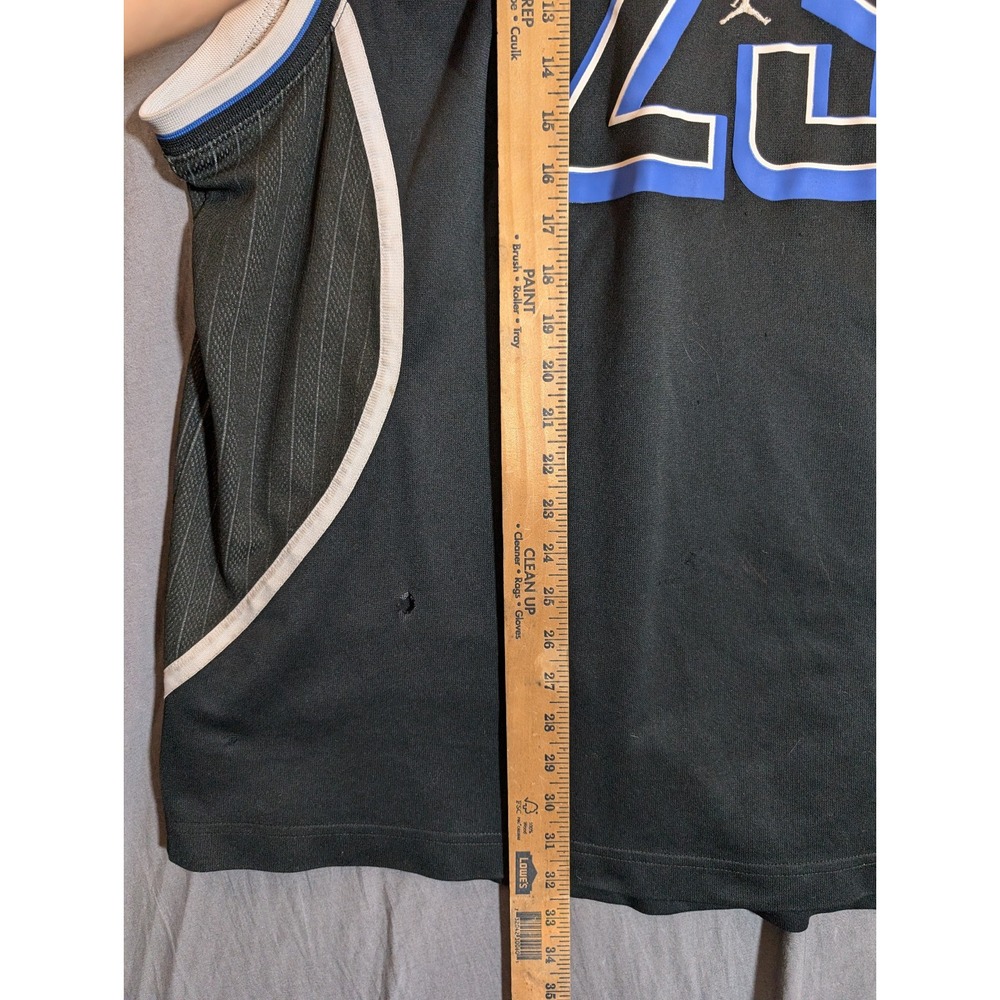 Vintage 2004 Air Jordan Black & White Lining 23 Jersey Size XXL - Picture 6 of 13